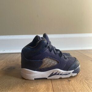 Nike Air Jordan 5 Retro SE TD 'Midnight Navy’ Shoes Size 4c Toddler
